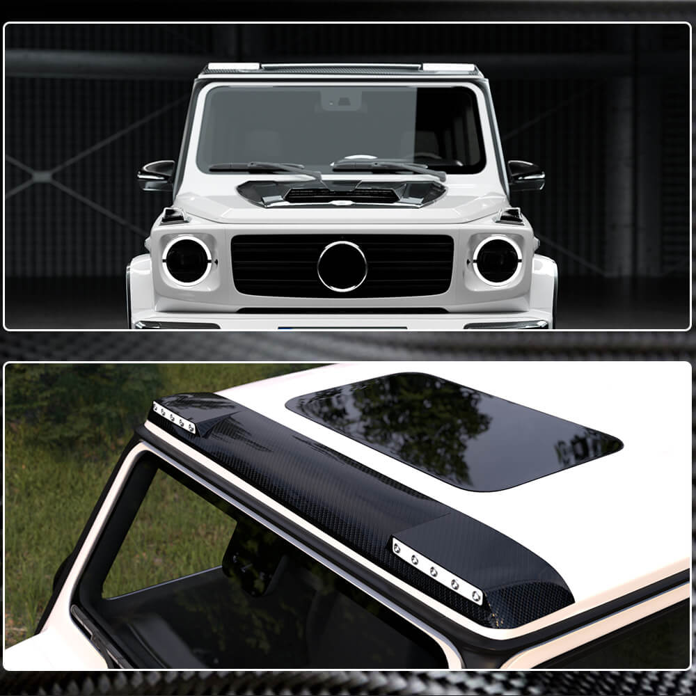 Козирок AMG-Design (для 2004-2018, Карбон) - фото 7