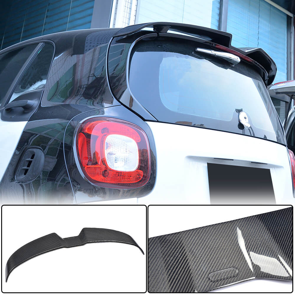 Спойлер V1 (для fortwo, Карбон) для Smart 2014- рр
