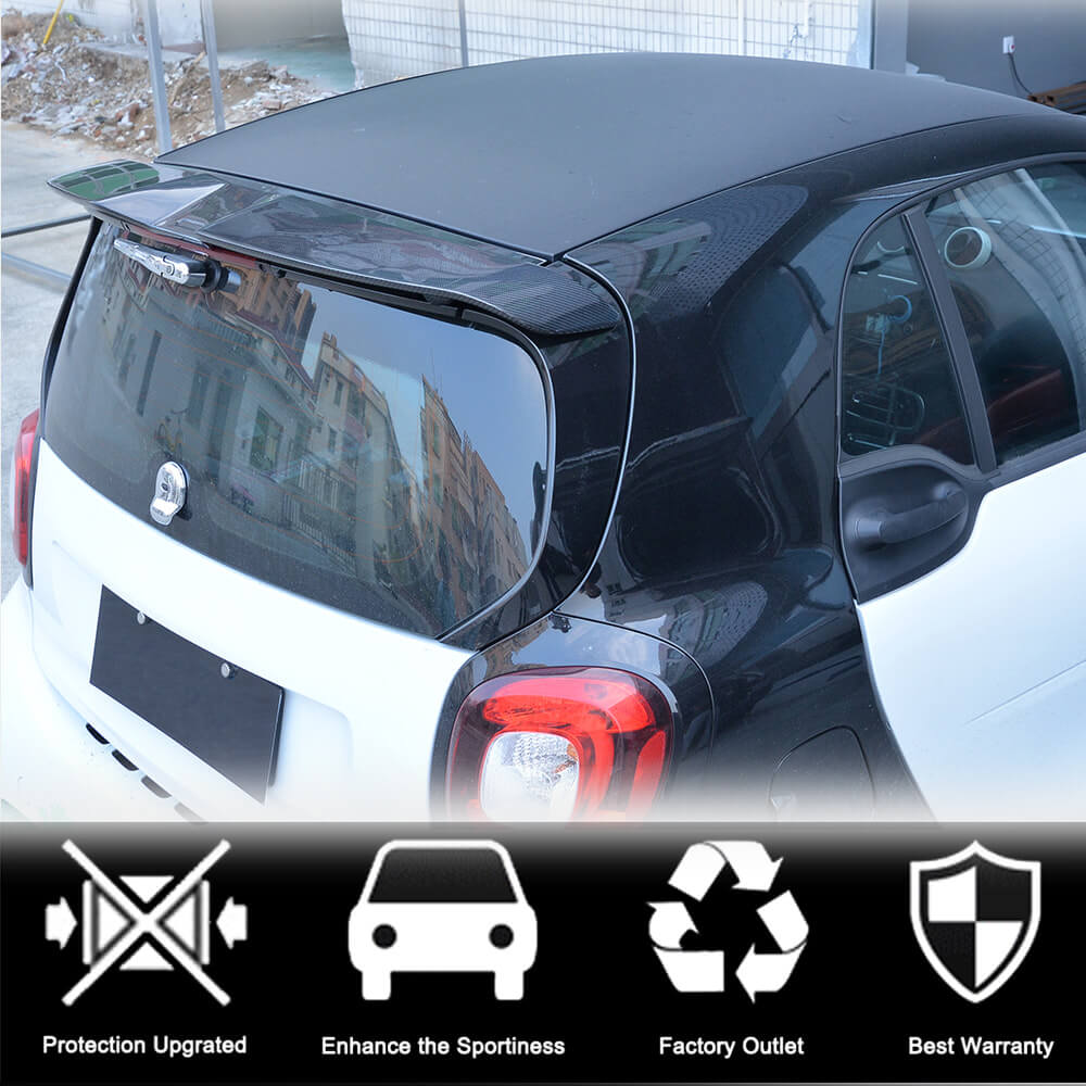 Спойлер V1 (для fortwo, Карбон) - фото 2