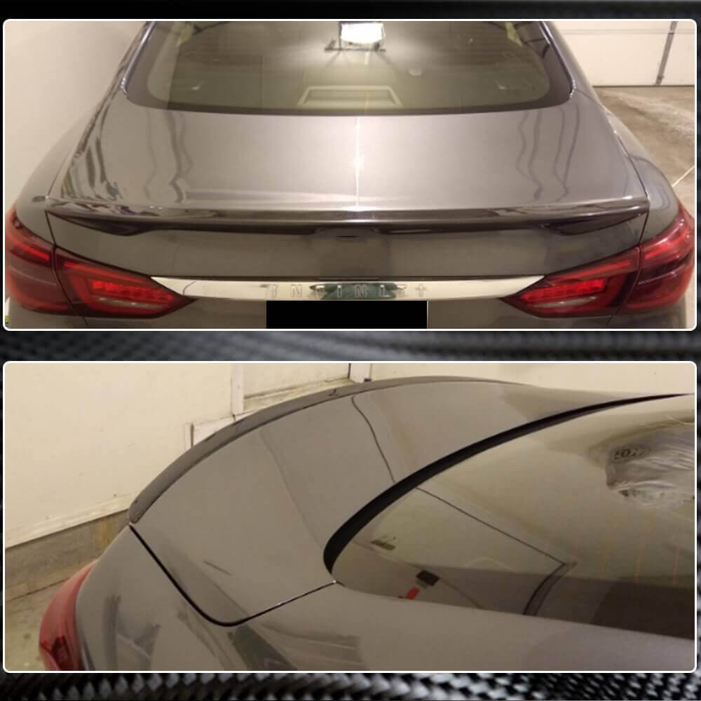 Спойлер V4 (для Q50, Карбон) - фото 3