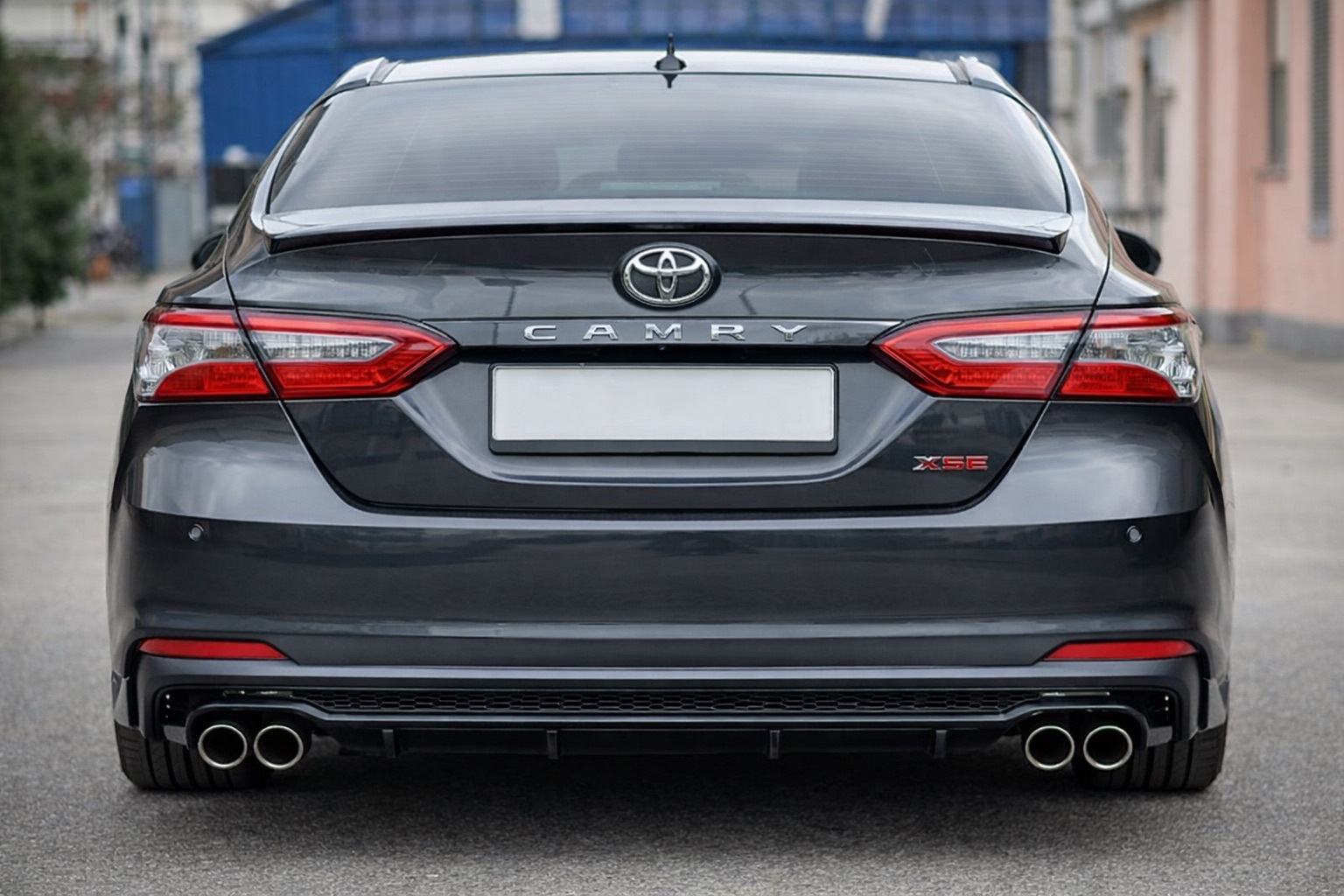 Задній бампер Lexus LS style в зібраному вигляді - фото 1