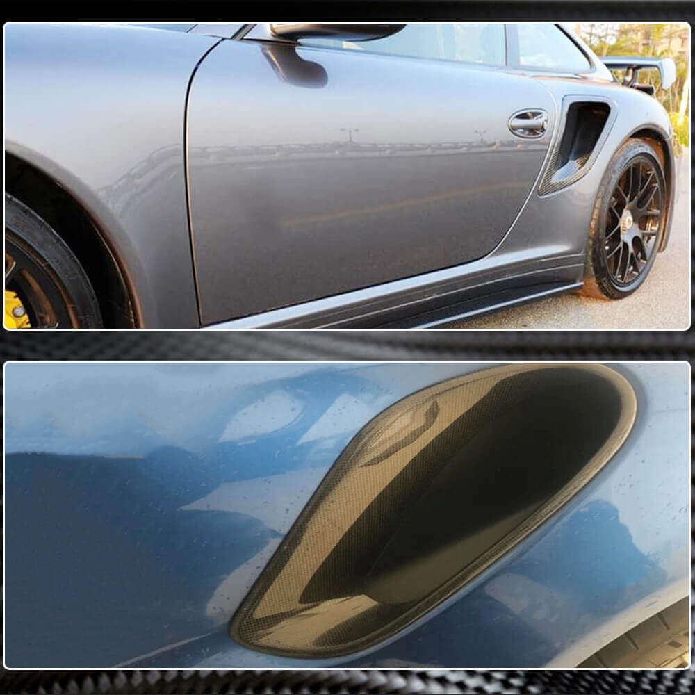 Накладки на задні крила (для Turbo S 2014-2016, Карбон) - фото 5