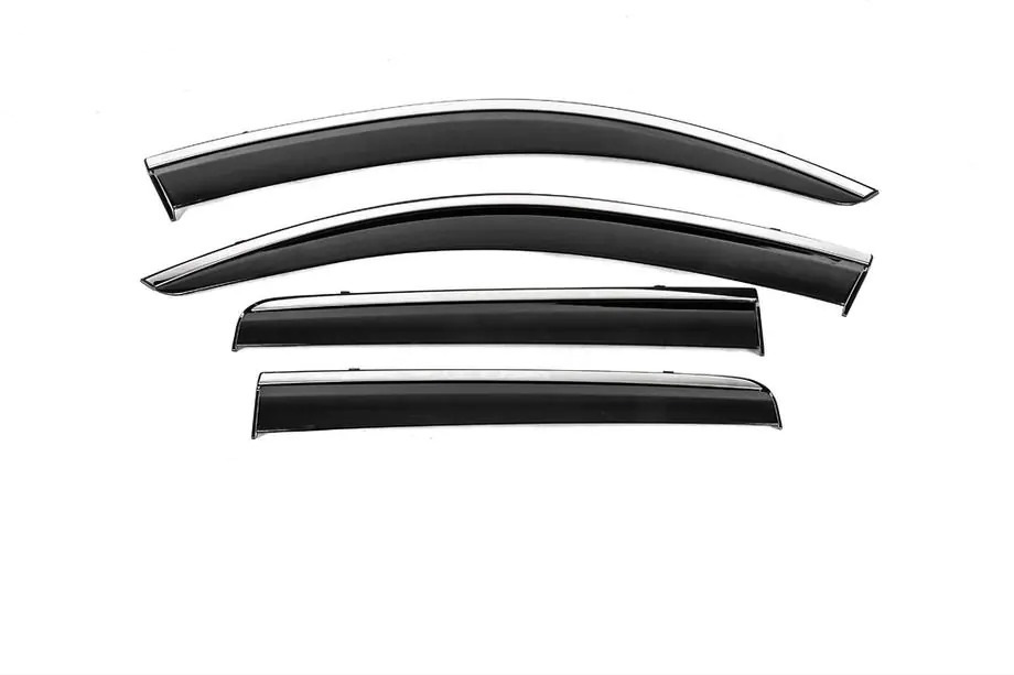 Вітровики з хромованим молдингом Niken Luxury (4 шт) - фото 1