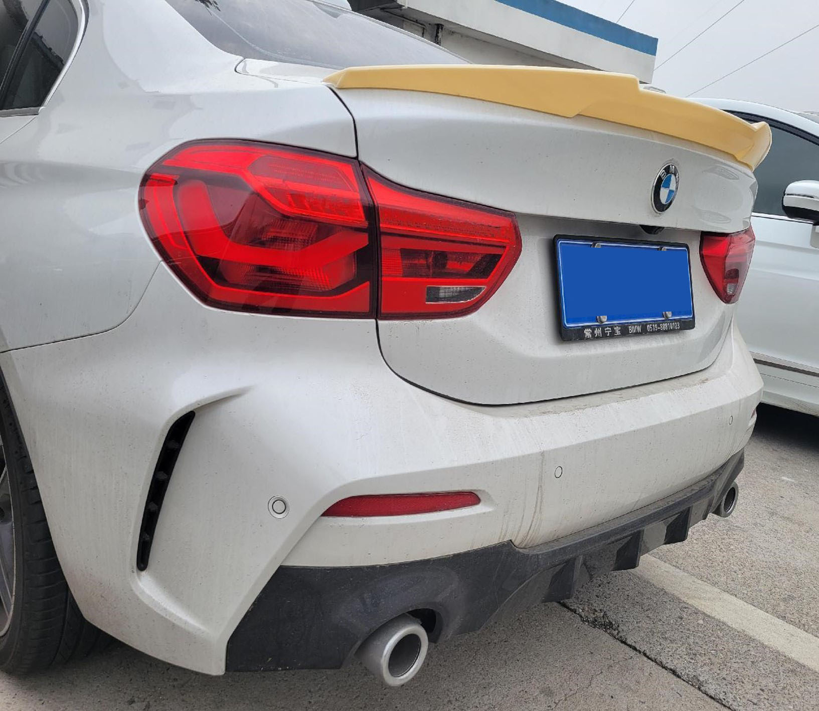 Спойлер M4-Style (для F52, чорний глянець) - фото 1