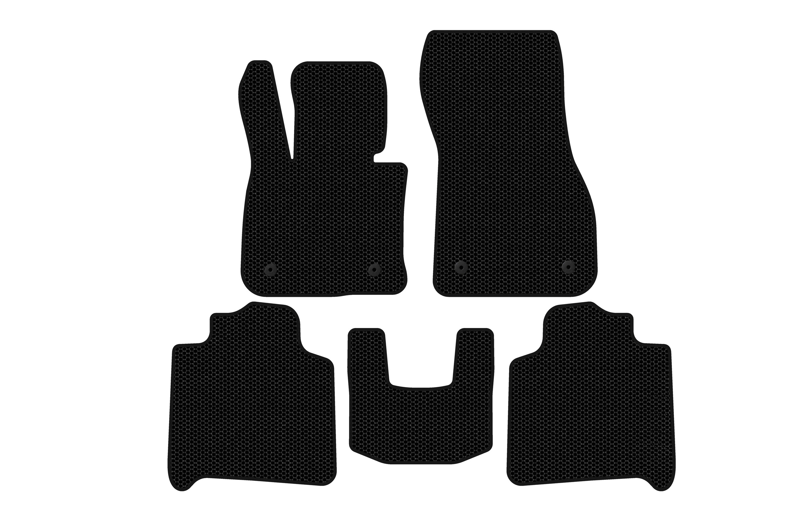 Гумові килимки Carsuit (Для F46, 2 ряди, чорні) - фото 1