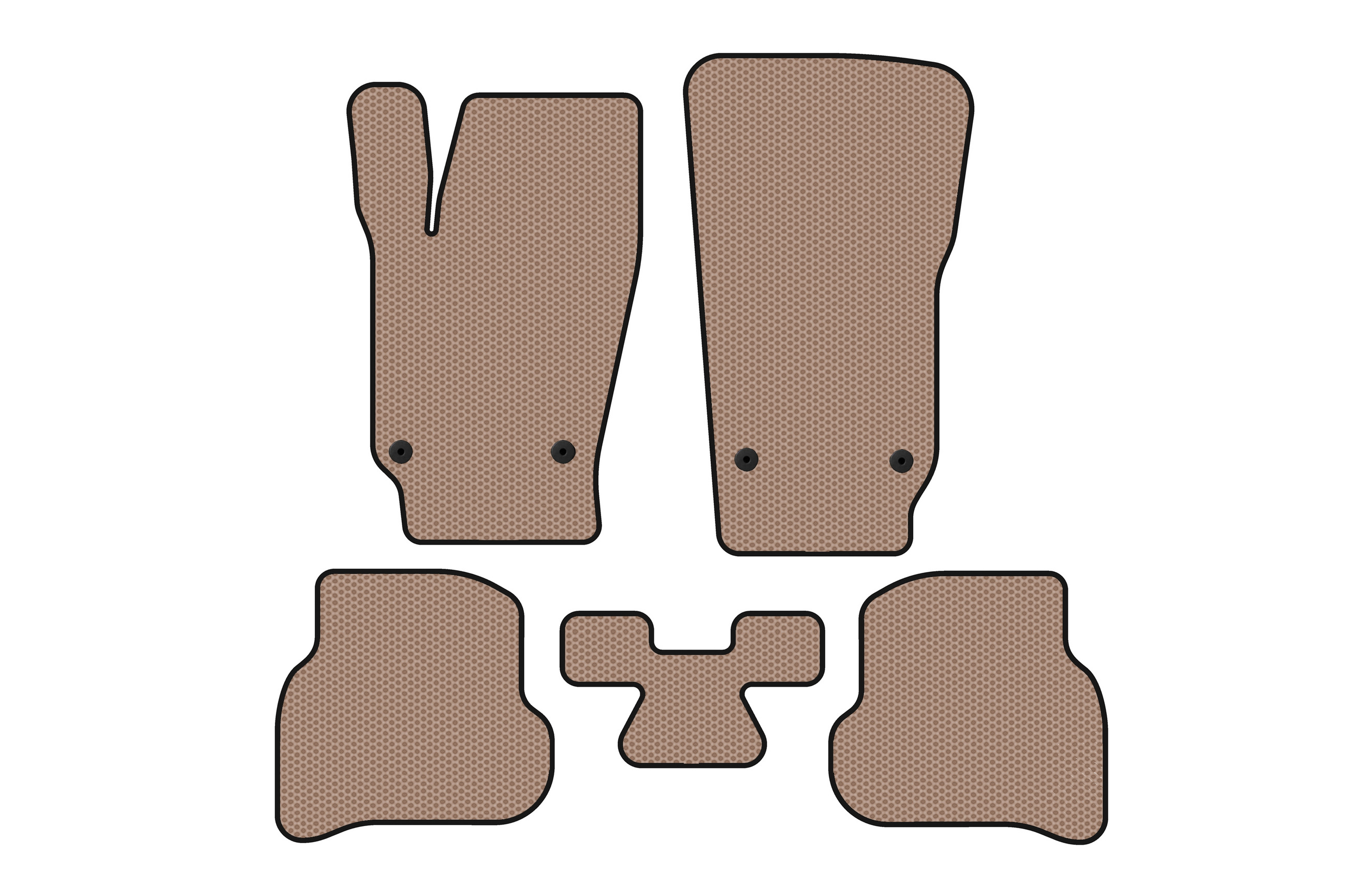 Гумові килимки Carsuit (HB, 3/5-ти дверний, бежевий) - фото 1