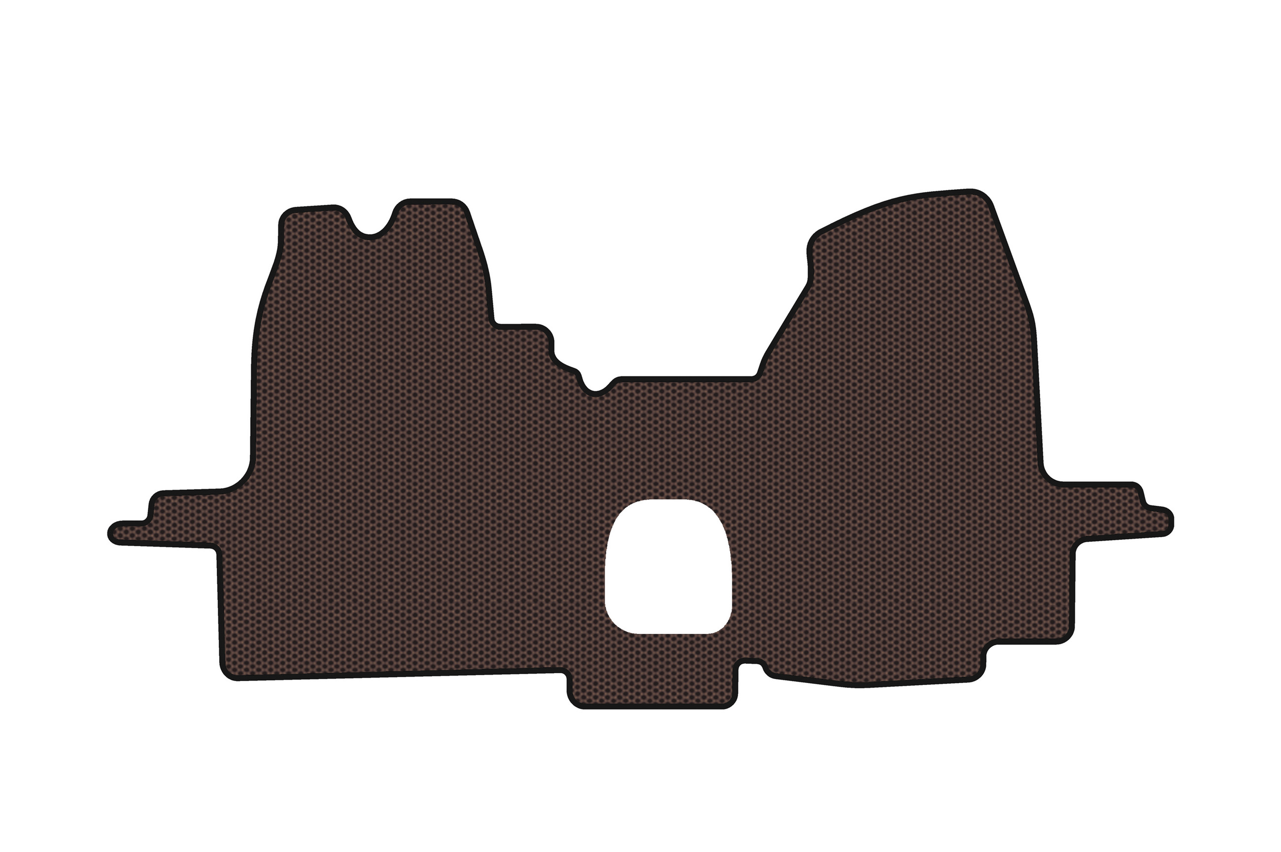 Гумові килимки Carsuit (2000-2006, коричневий) для Ford Transit рр