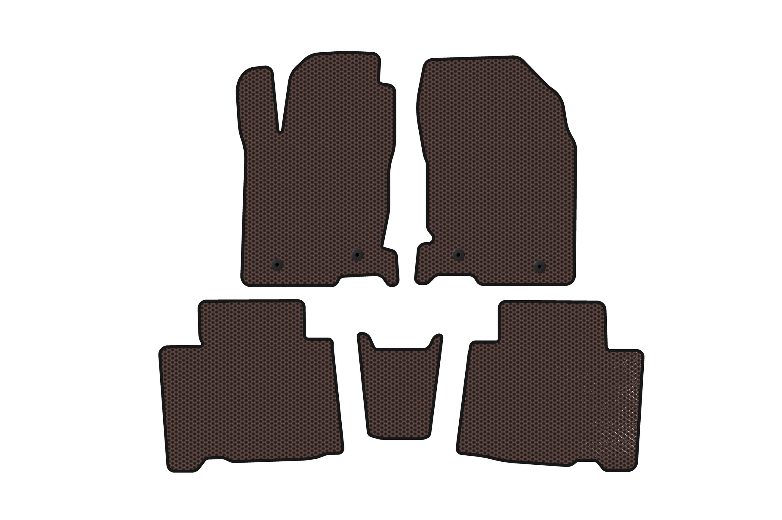 Гумові килимки Carsuit (Коричневий) для Lexus NX 2014-2021 рр