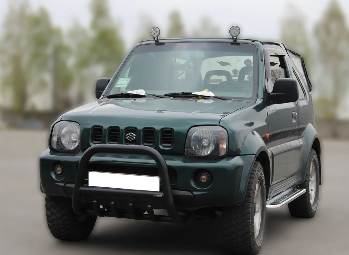Кенгурятник F2-01 Black (нерж) - фото 3