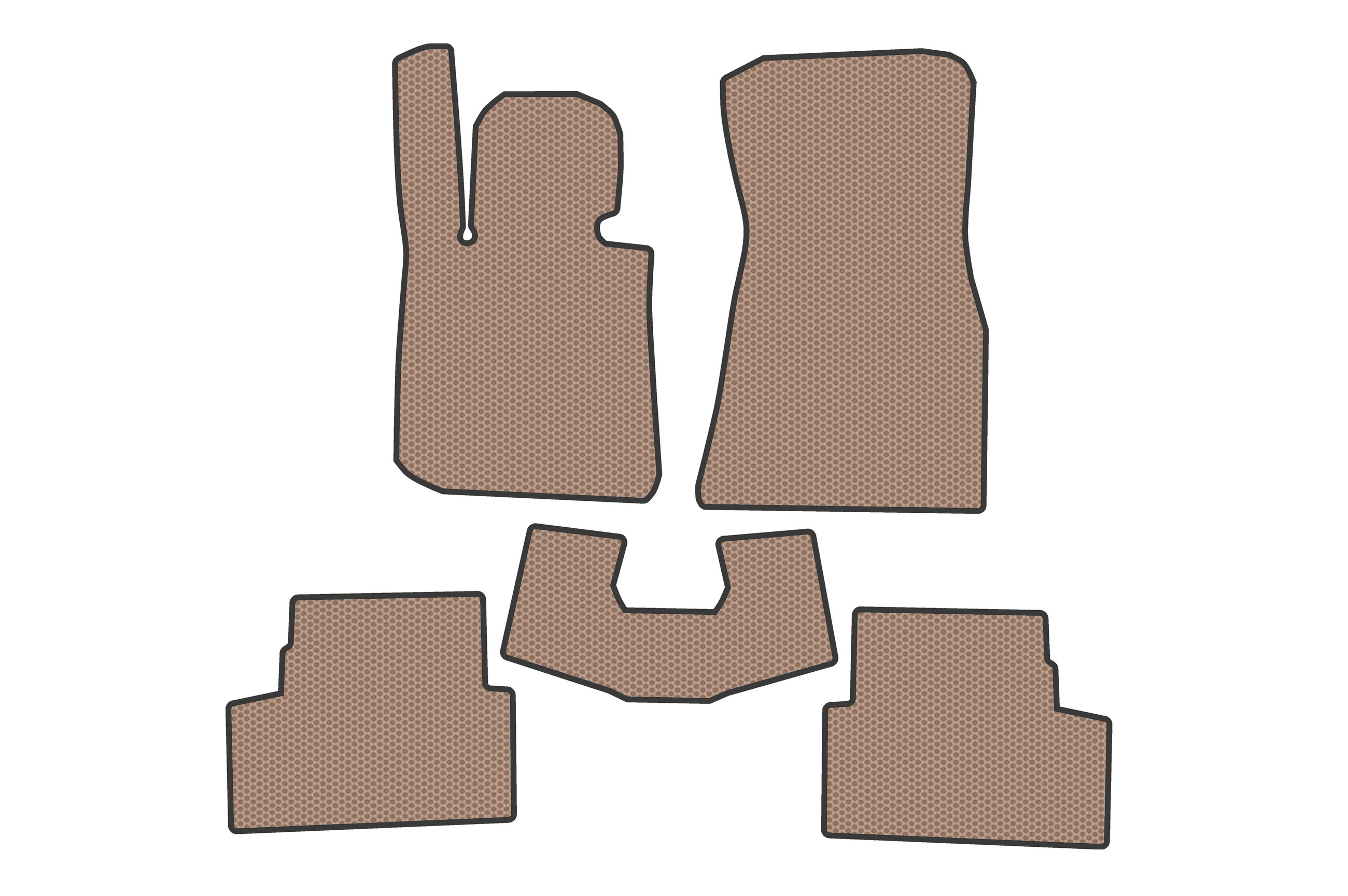 Гумові килимки Carsuit (Для i4 G26, бежевий) - фото 1