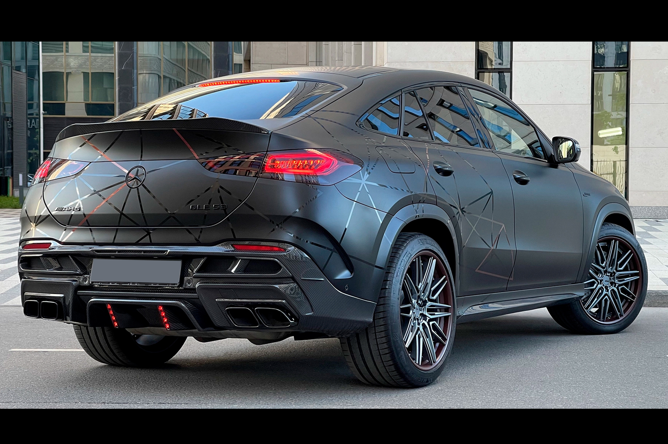 Комплект обвісів LRT Carbon (для GLE53/AMG-Line 2019-2023) - фото 4