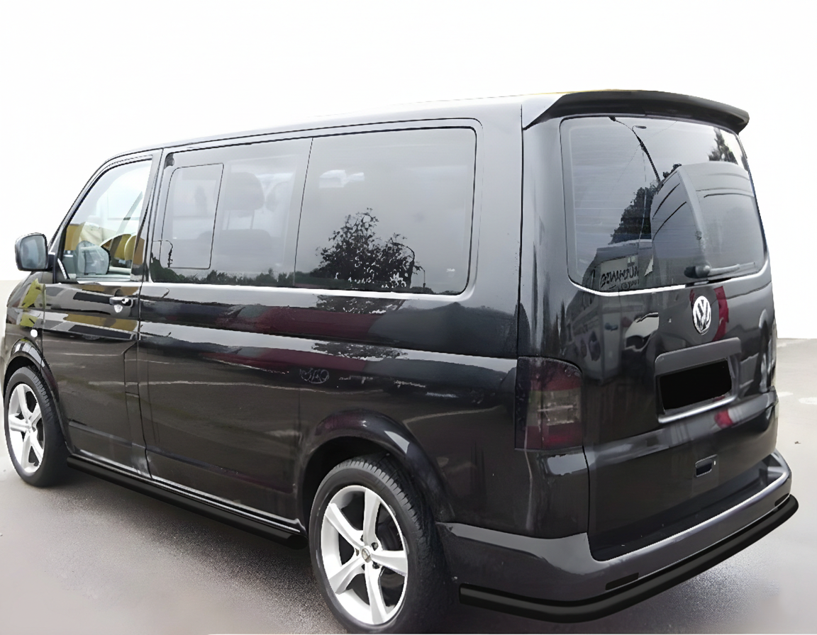Задня дуга кутова AK005 Black (нерж) - фото 1