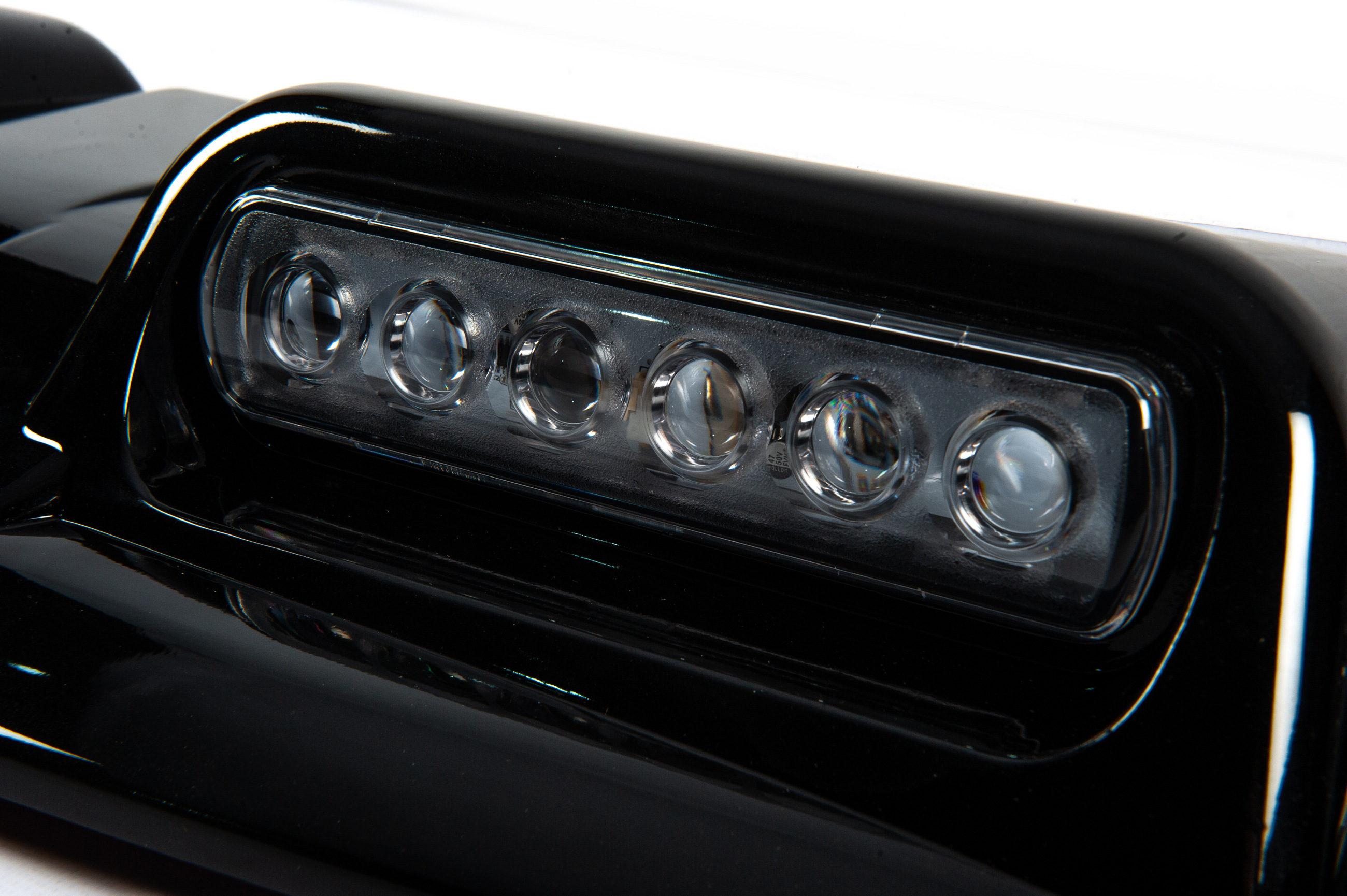 Козирьок лобовога скла з LED (Чорний) - фото 7