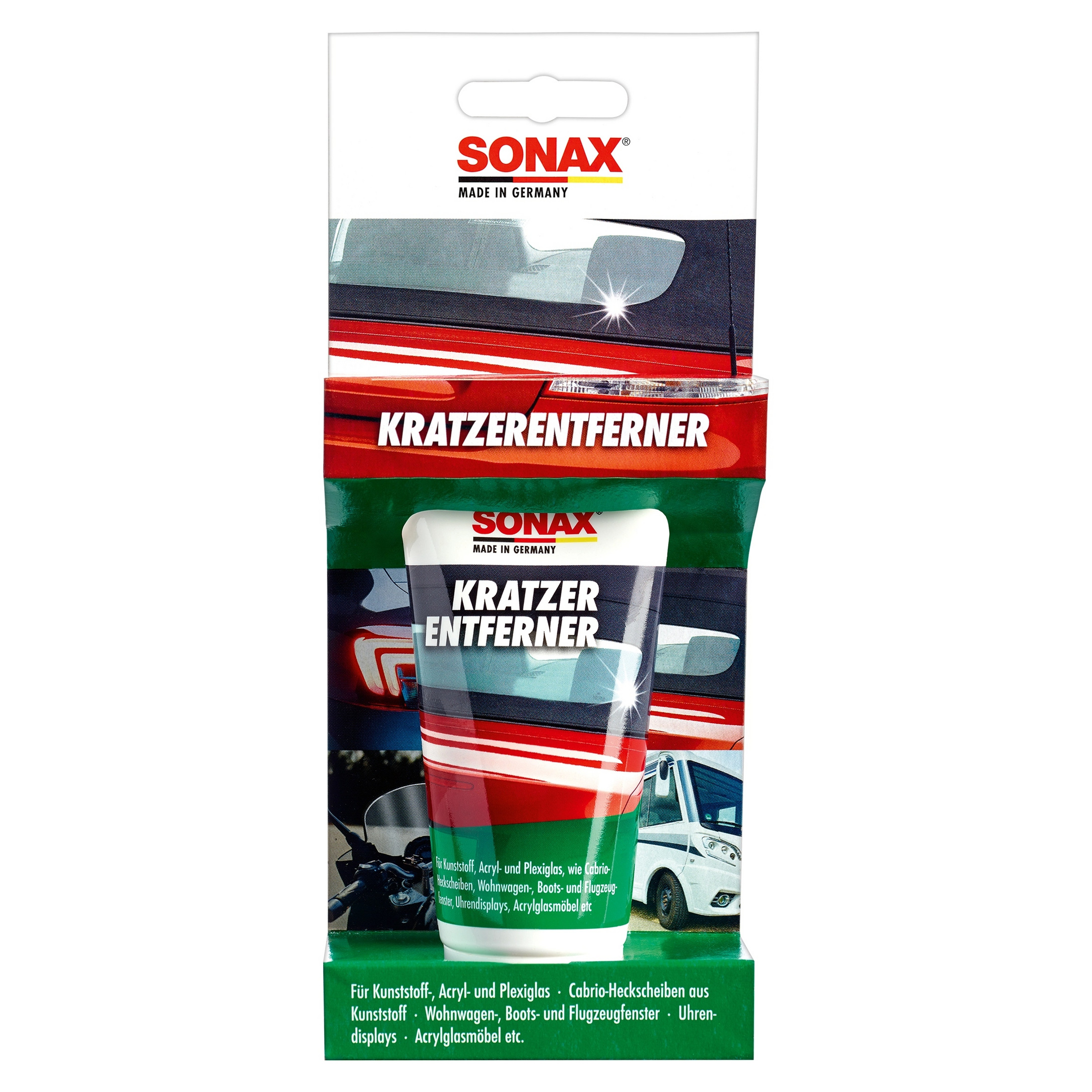 Поліроль для фар, акрилу, пластика 75 мл SONAX Scratch Remover
