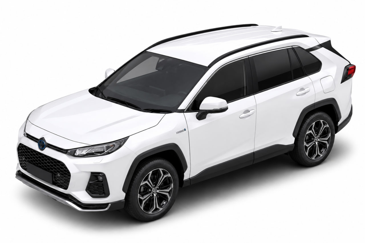Інтегровані рейлінги чорні OEM (Алюміній, установка на клей) - фото 1