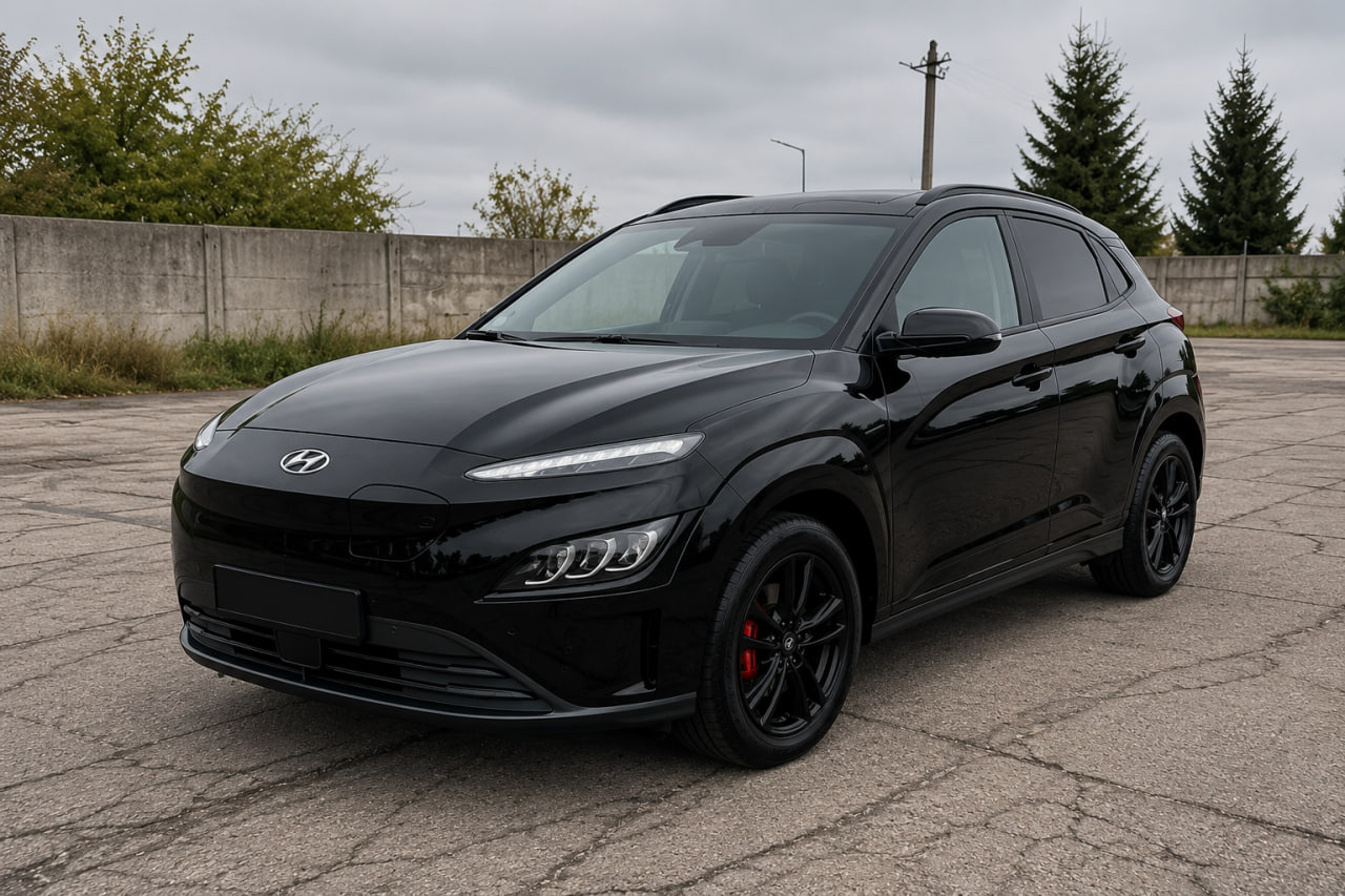 Рейлінги чорні OEM (Алюміній, установка на клей) - фото 1