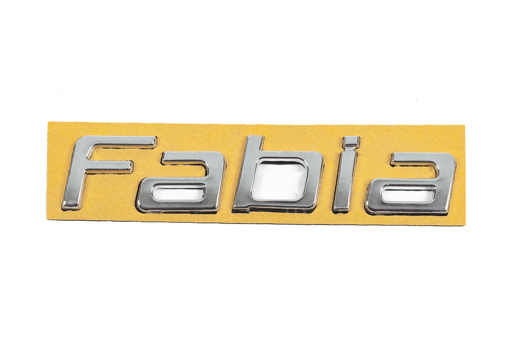 Напис Fabia (125 мм на 25мм) для Skoda Fabia 2007-2014 рр