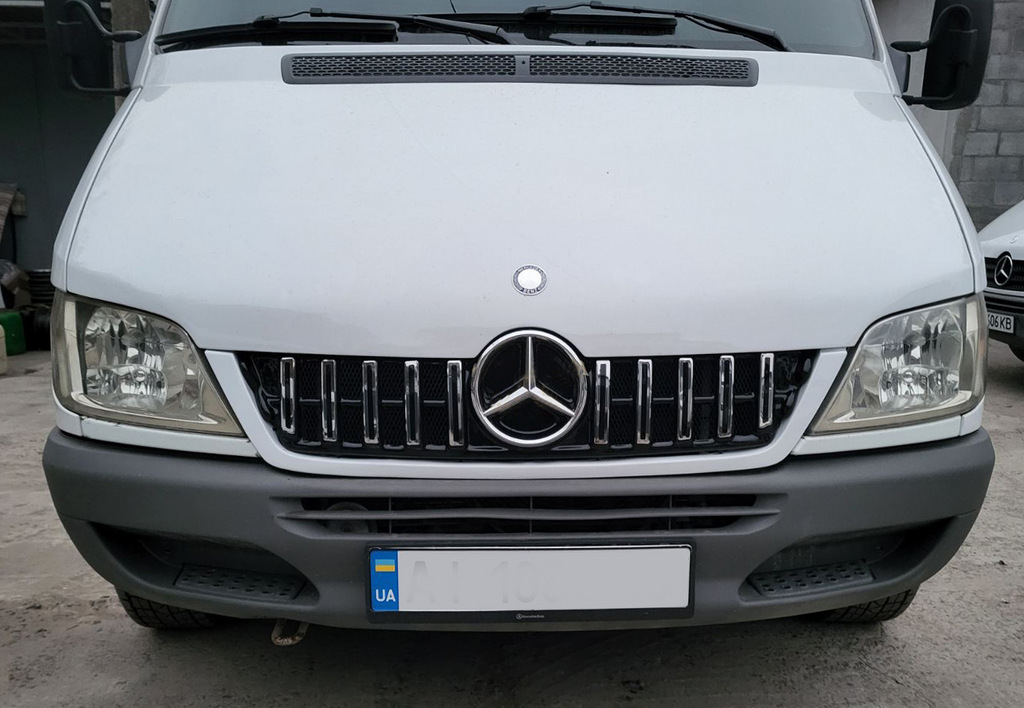 Передня решітка GT Panamericana Chrome Eco (CDI, 2002-2006 рр.) - фото 1
