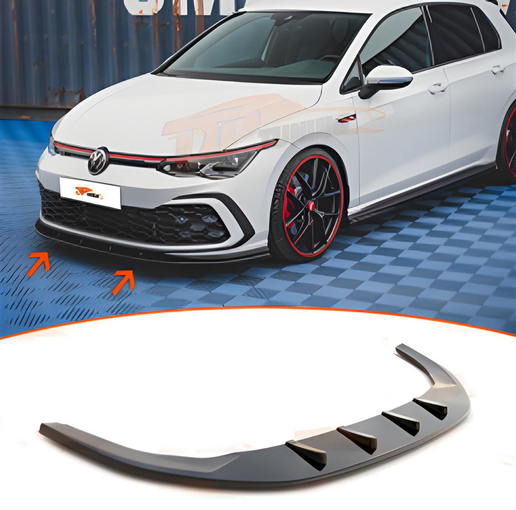 Передня Lip накладка DPT (для GTI, чорний глянець) - фото 1