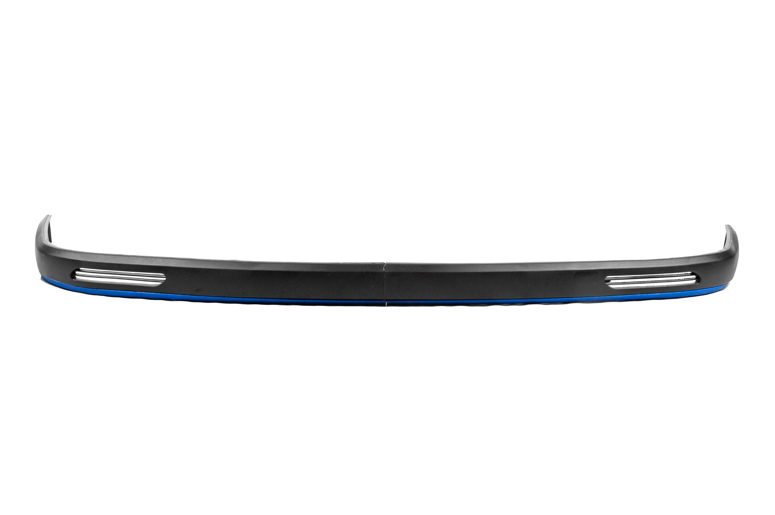 Універсальна передня Lip накладка DPT Blue V-1 (ABS, чорний глянець) - фото 4