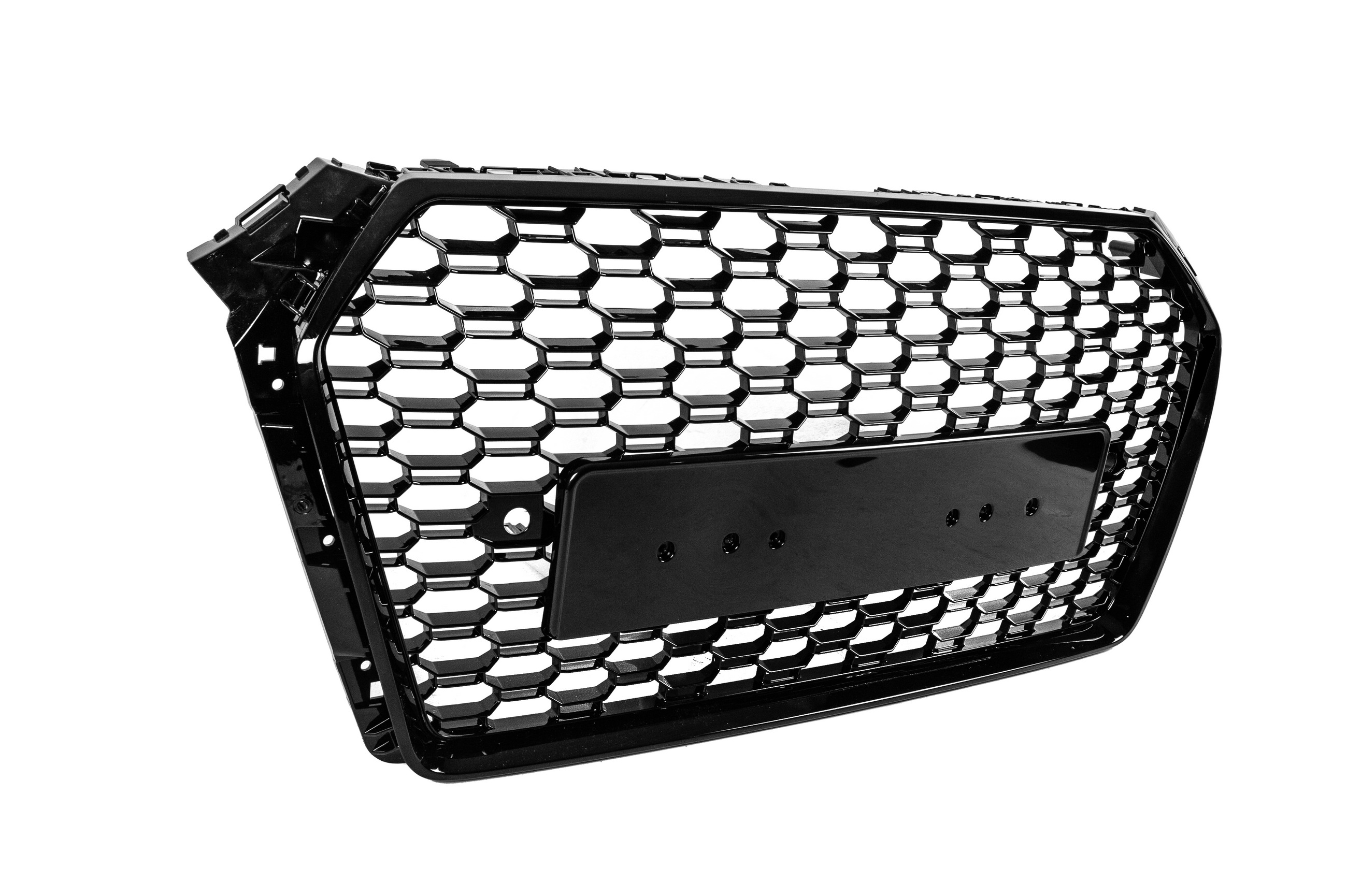 Передня решітка RS-style Quattro (без лого, 2015-2019, чорна) - фото 3