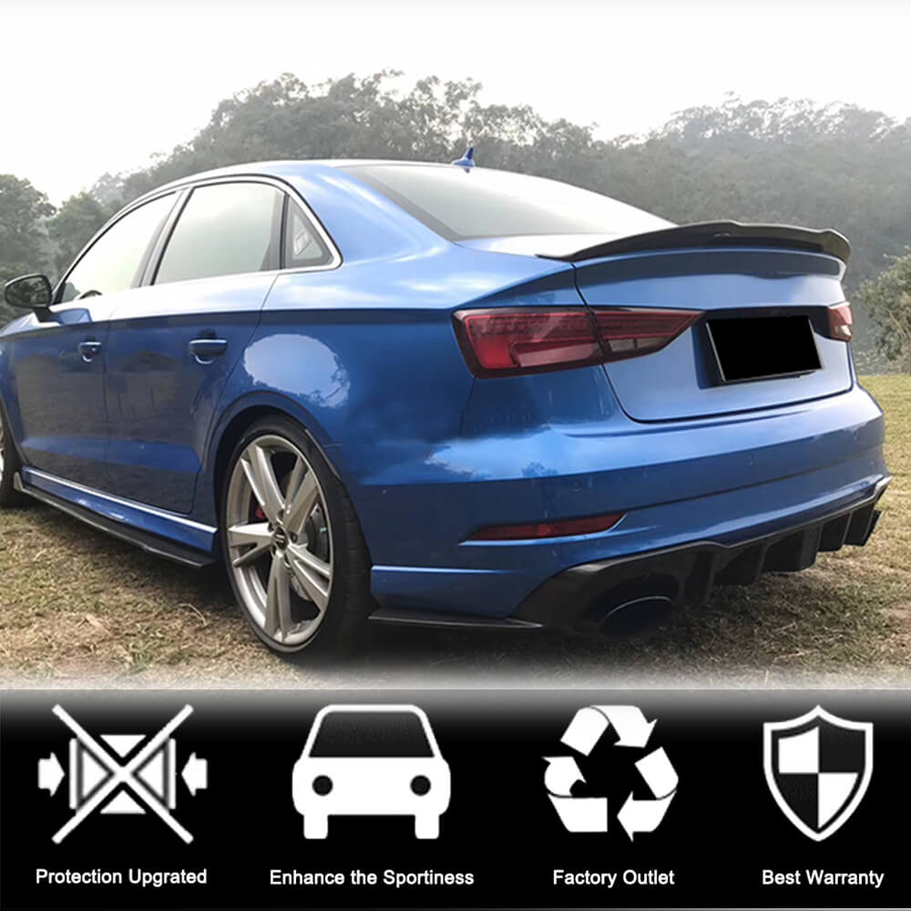 Спойлер V5 (для Sedan, Карбон) - фото 3