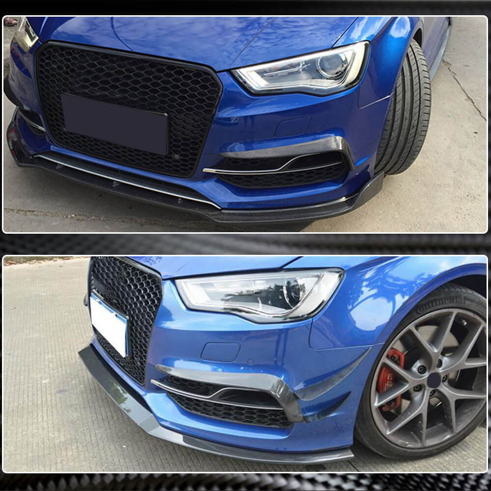 Накладки на протитуманки (для S-Line Sedan 2012-2016, Карбон) - фото 4