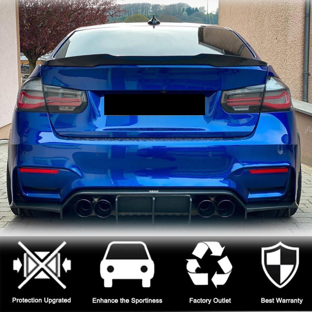 Спойлер M4-Style V3 (для F30/F80, Карбон) - фото 4