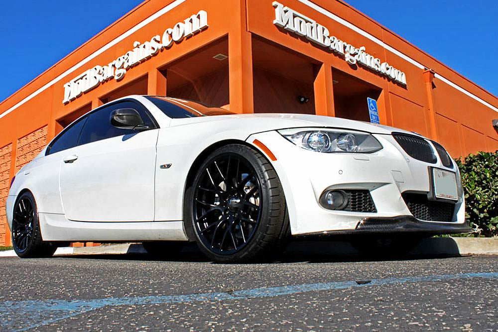 Накладка на передній бампер Lip RK-Style (для 2010-2012 M-Sport, Карбон) - фото 5