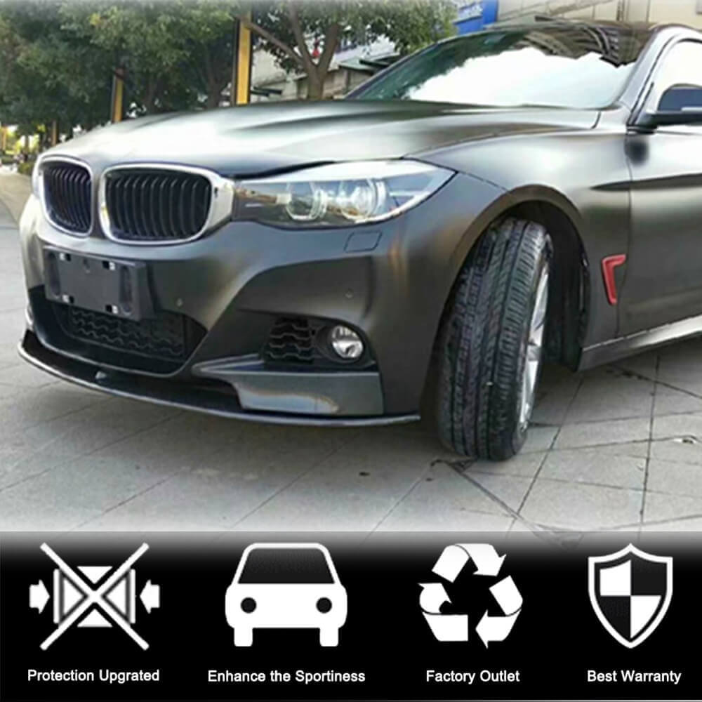 Накладка на передній бампер Lip MP-Style (для M-Sport, Карбон) - фото 2