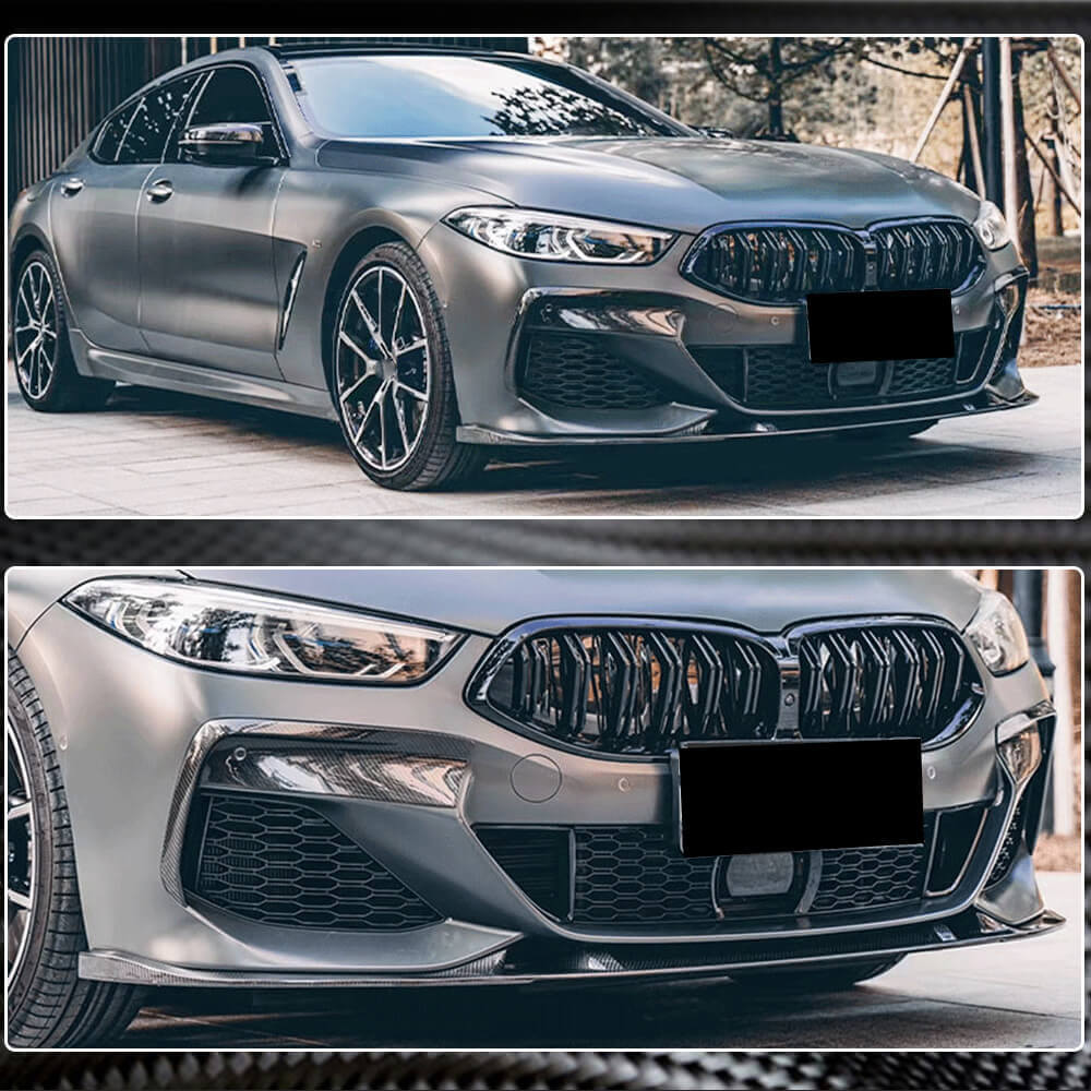 Накладка на передній бампер Lip V3 (для M-Sport, Карбон) - фото 5