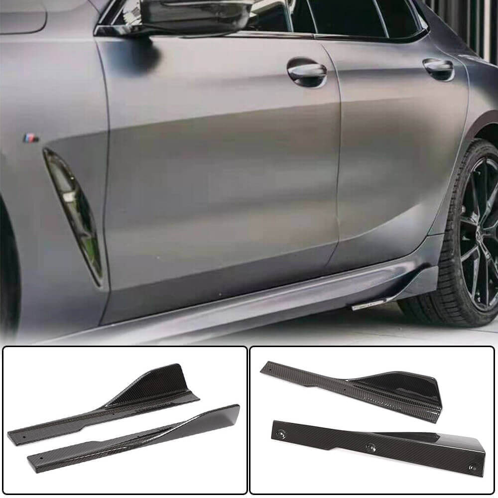 Накладки на пороги V2 (для G16 M-Sport/F93 M8, Карбон) - фото 1