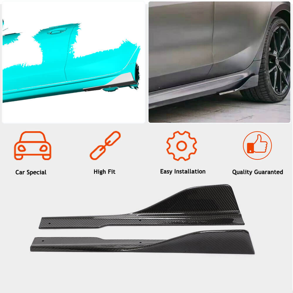 Накладки на пороги V2 (для G16 M-Sport/F93 M8, Карбон) - фото 2