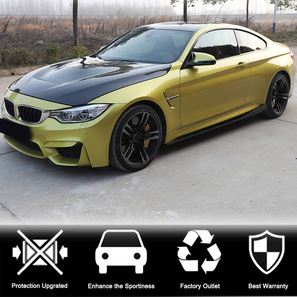 Накладки на пороги V2 (для F82/F83, Карбон) - фото 2