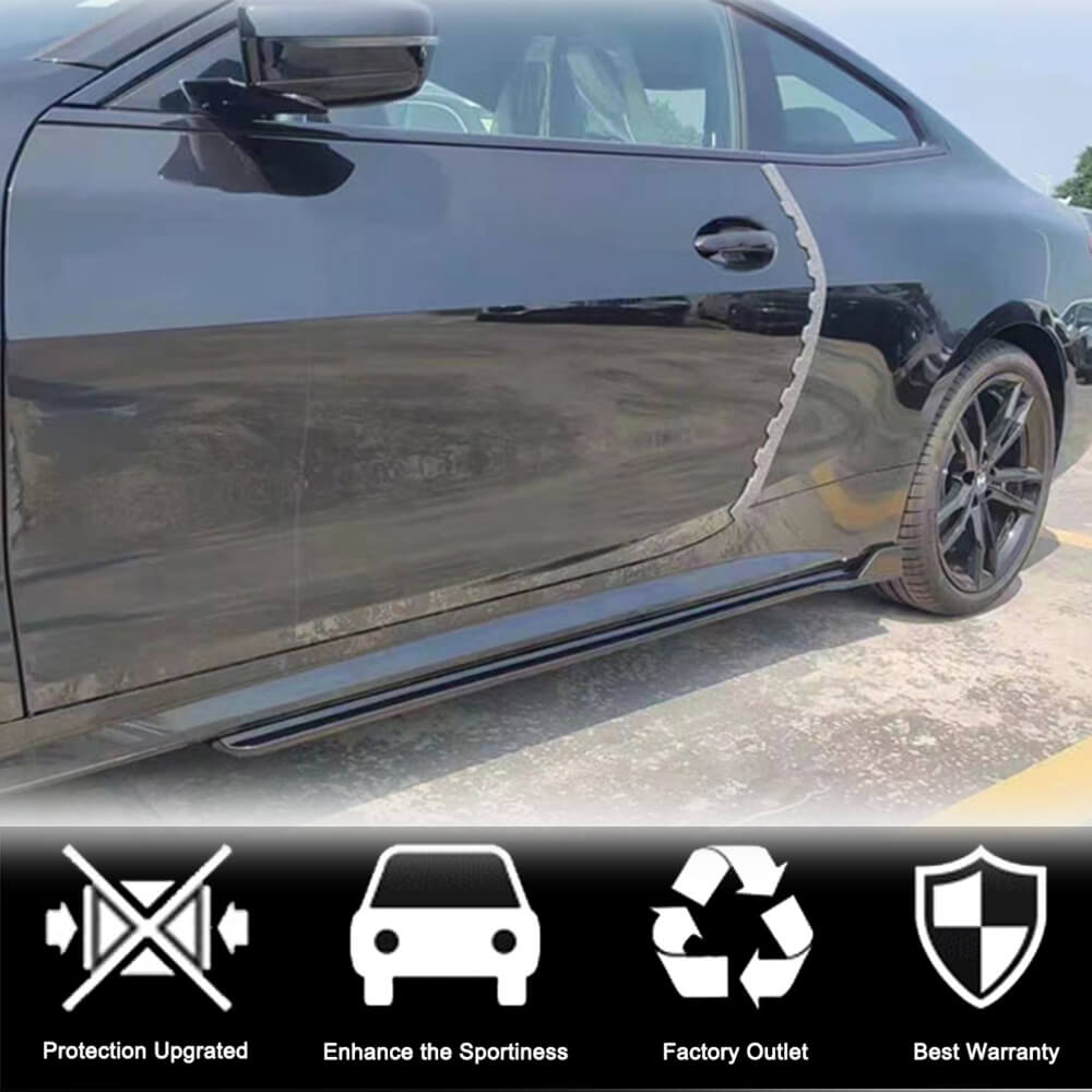 Накладки на пороги V3 (для G22/G23 M-Sport, Карбон) - фото 2