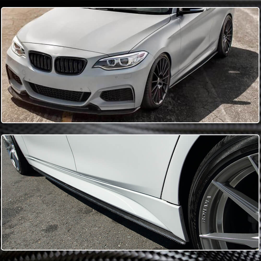 Накладки на пороги (для M-Sport, Карбон) - фото 3