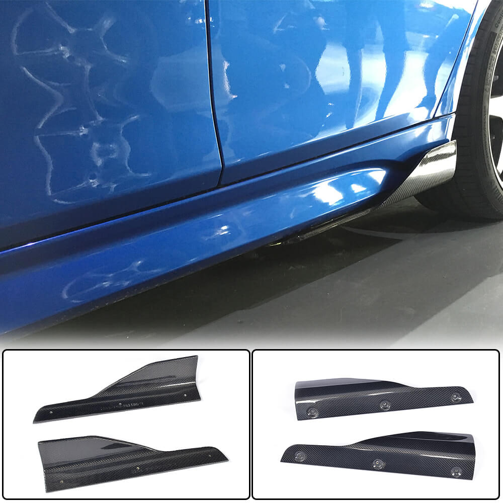 Накладки на пороги V2 (під M-Sport пороги, Карбон) - фото 1