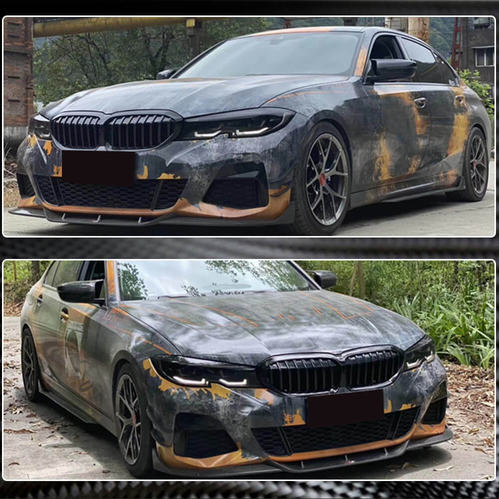 Накладки на пороги V3 (для G20 M-Sport, Карбон) - фото 4