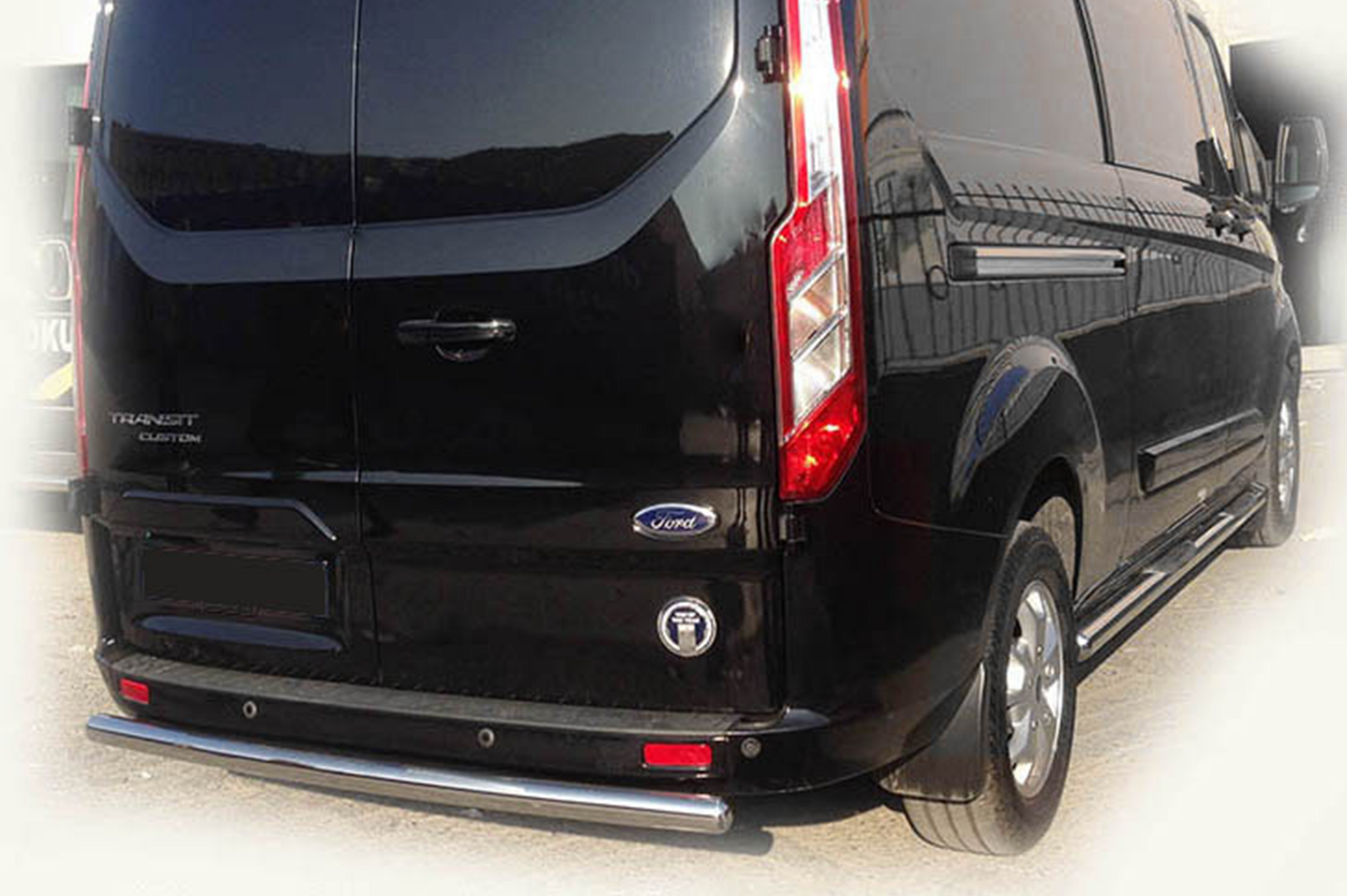 Задня дуга AK002 (нерж) для Ford Custom 2013-2022 рр - фото 5