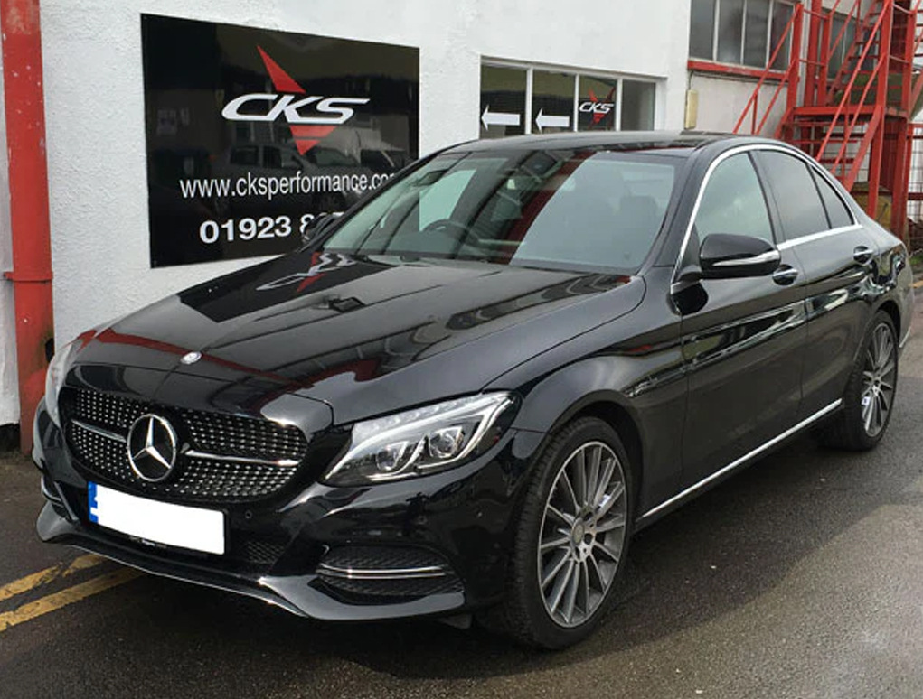 Передня решітка Diamond Silver (для Avantgarde/AMG-Line/C43 AMG) 2018+, без камери - фото 14