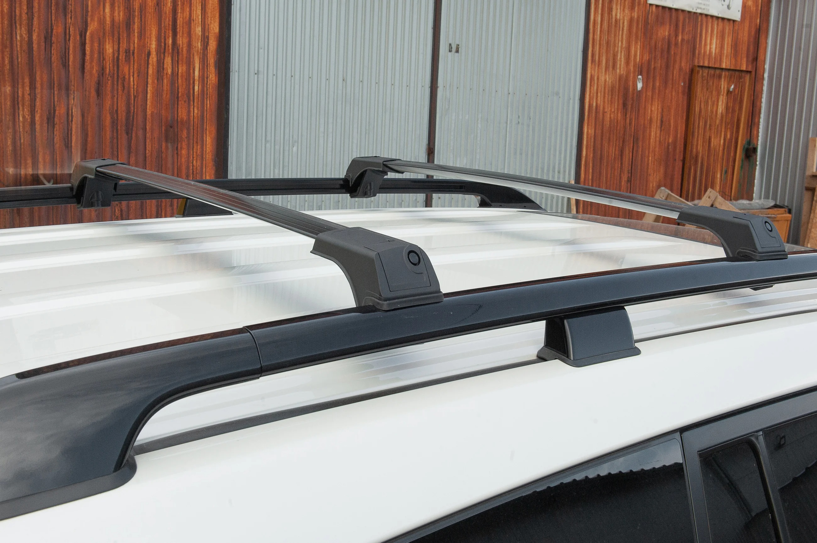 Поперечены на рейлінги без ключа (2 шт) до 110 см, Чорний - фото 13