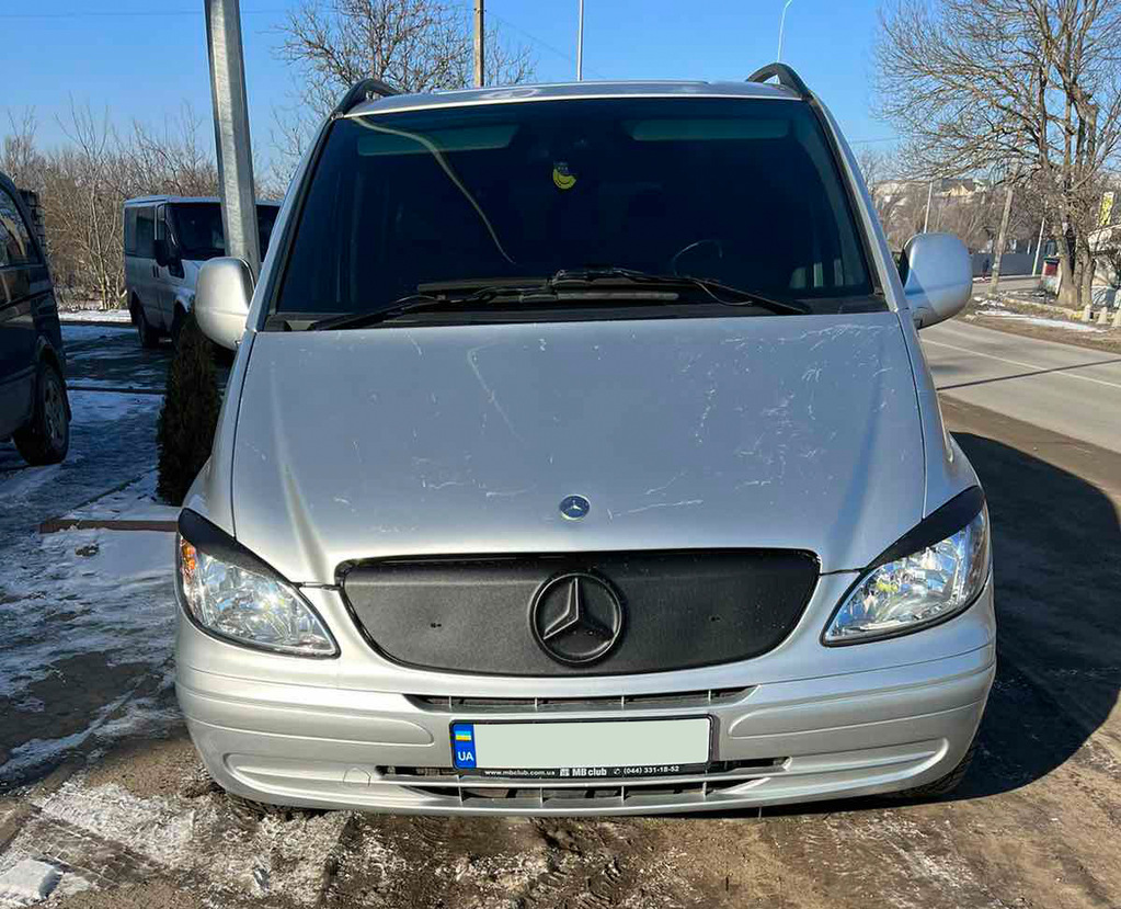 Зимова накладка на решітку (2003-2010) Глянсова - фото 1