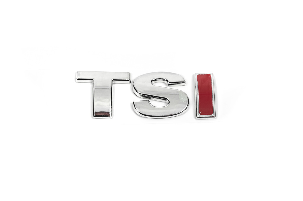 Напис TSI (прямий шрифт) T - хром, SI - червона - фото 5