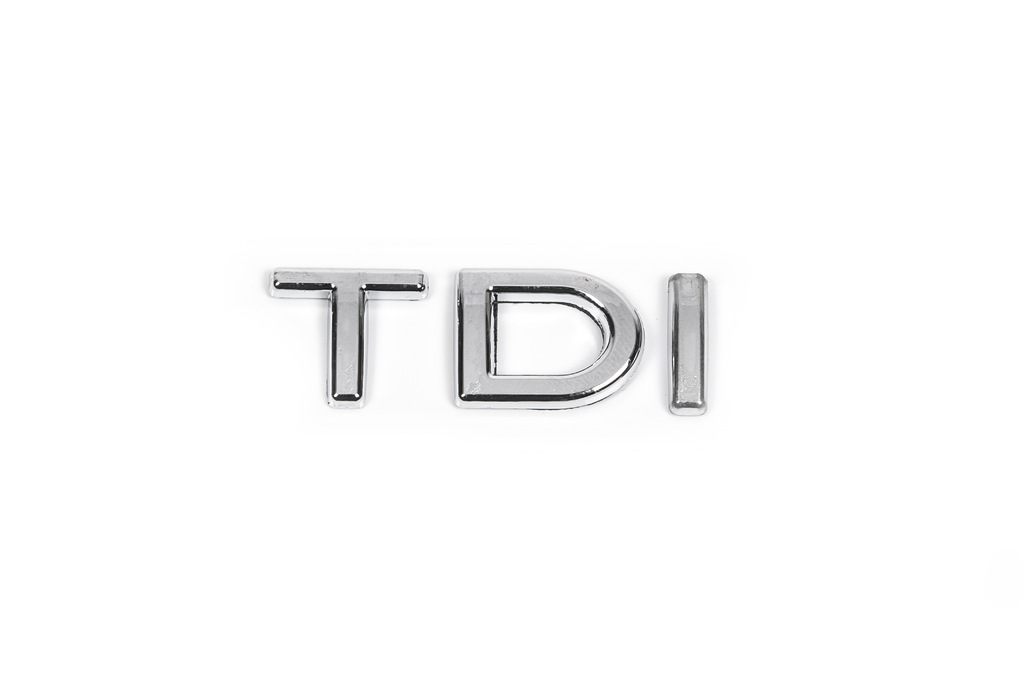 Напис TDI (під оригінал) TD - хром, I - червона