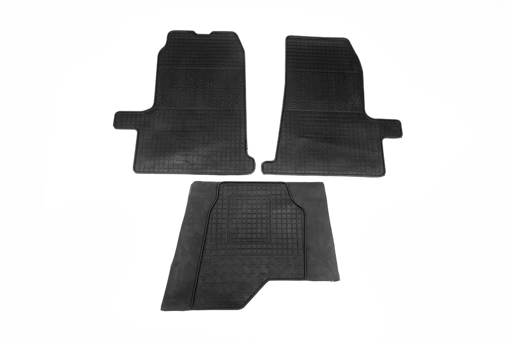 Гумові килимки (3 шт, Polytep) для Ford Transit 2000-2014 рр - фото 2