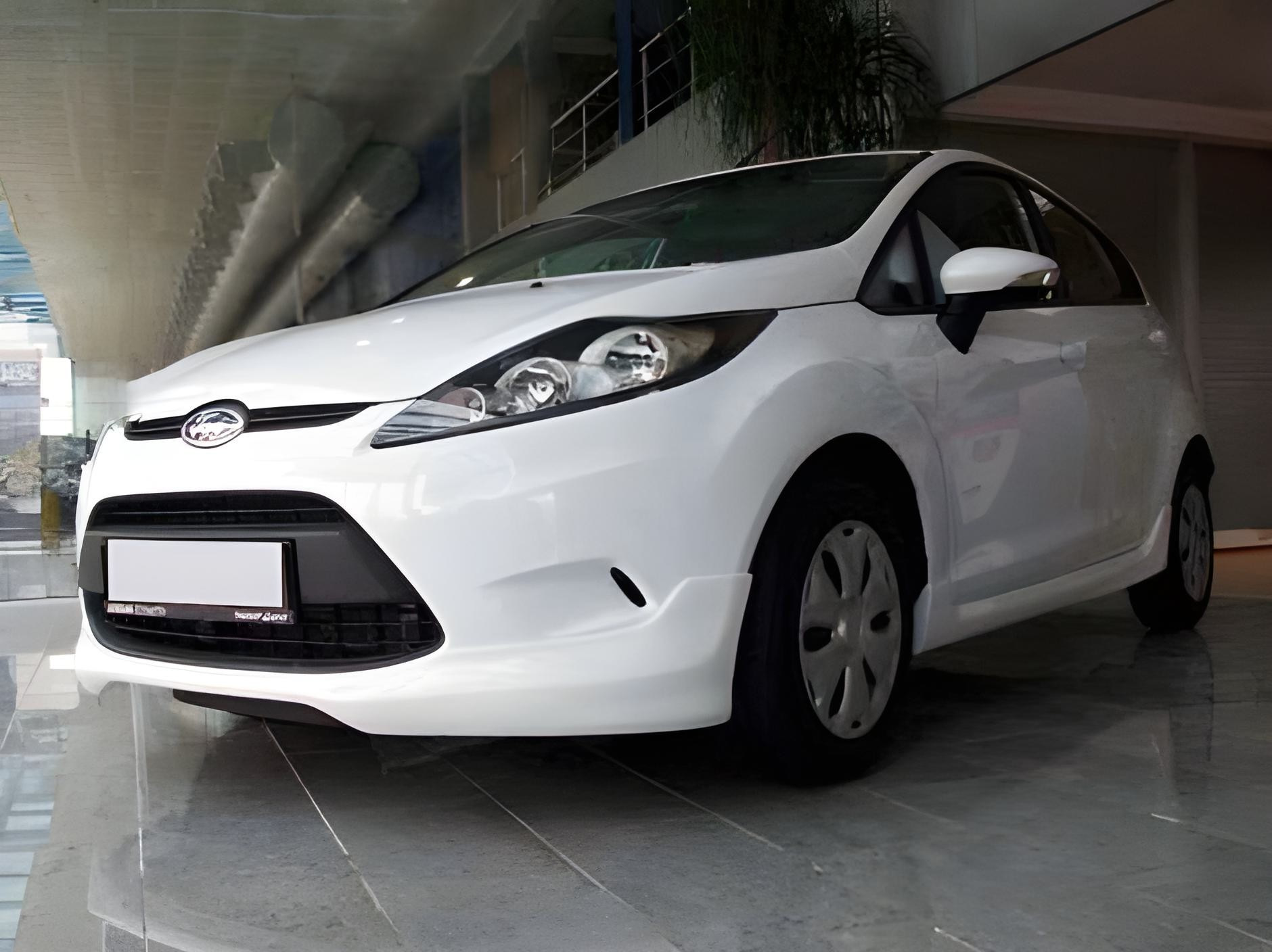 Накладка на передній бампер 2008-2013 (під фарбування) для Ford Fiesta рр - фото 1