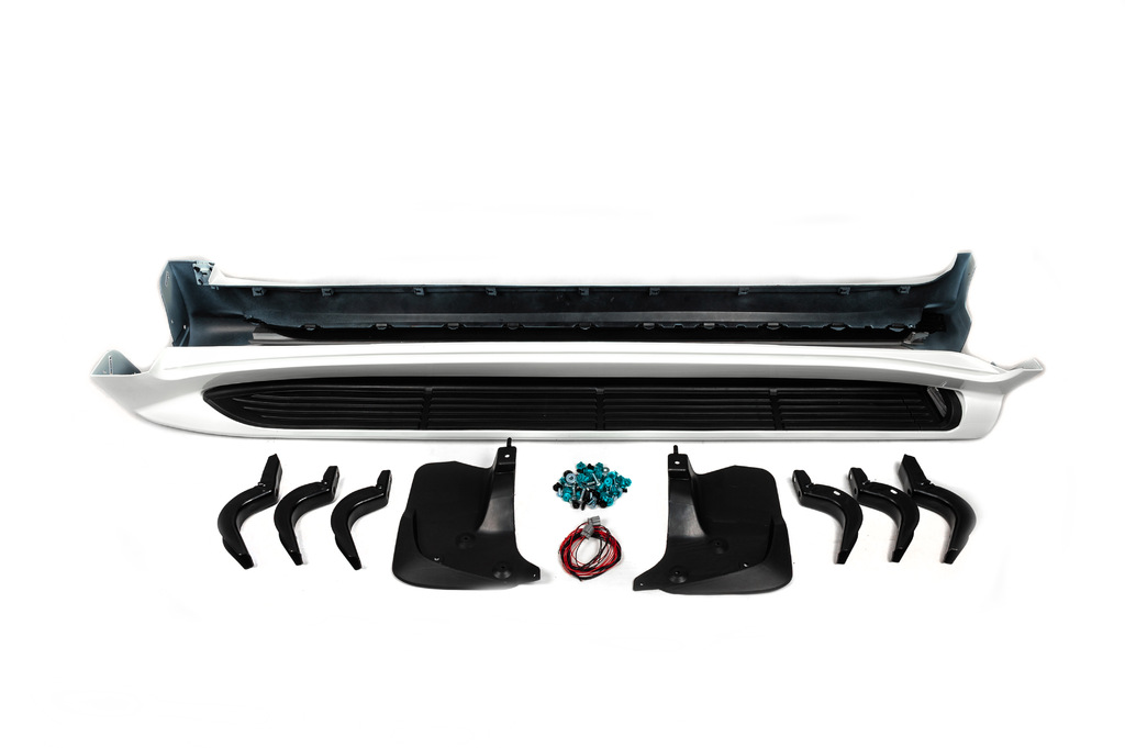 Бокові пороги з LED (дизайн 2015-2020) Чорний колір для Toyota Land Cruiser 200 рр - фото 5