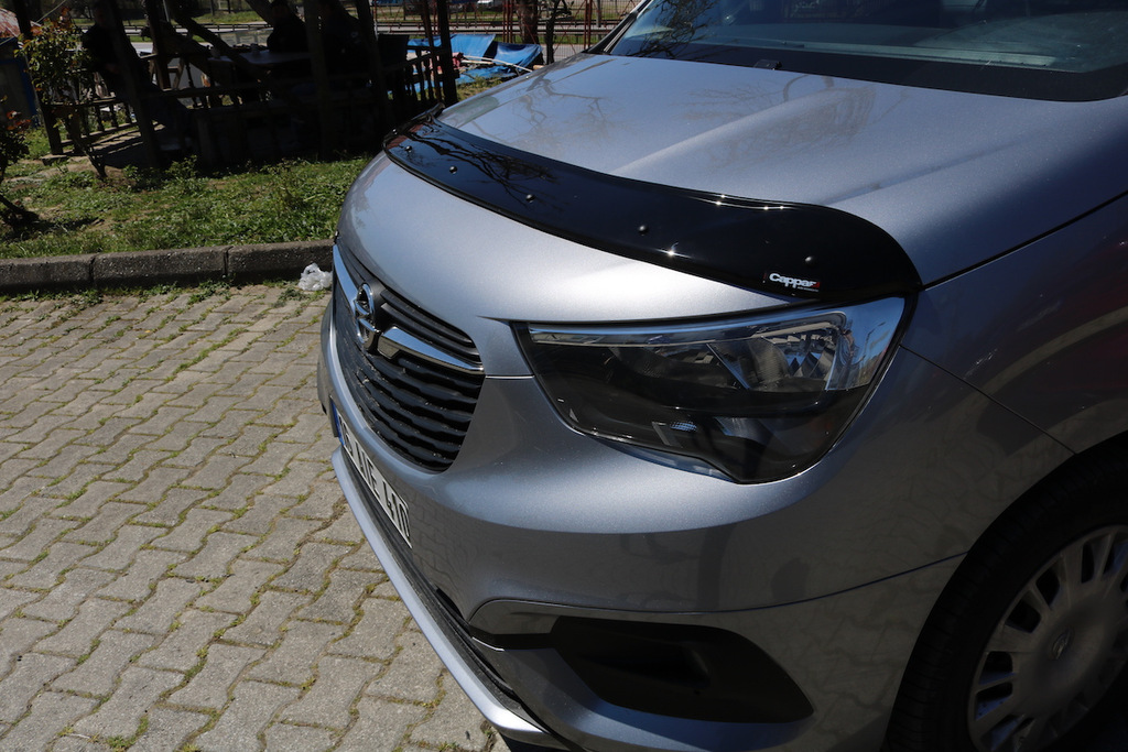 Дефлектор капоту (EuroCap) для Opel Combo 2019- рр - фото 5