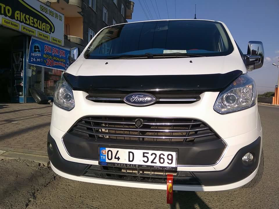 Дефлектор капота EuroCap (2013-2018) для Ford Custom рр - фото 14