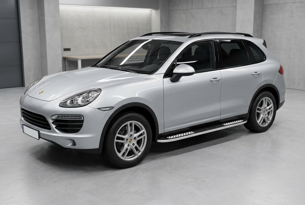 Бокові пороги Tayga V2 (2 шт., алюміній) - фото 1